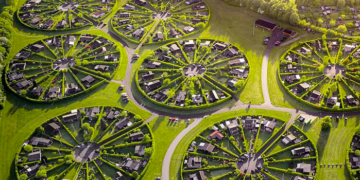 This community in Denmark, lives in these surreal gardens