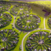 This community in Denmark, lives in these surreal gardens