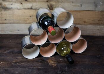 Add a bit of booze to your life with this DIY wine rack