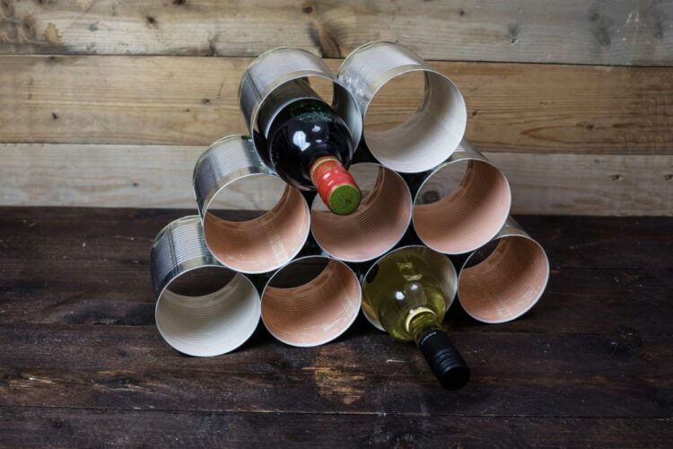 Add a bit of booze to your life with this DIY wine rack