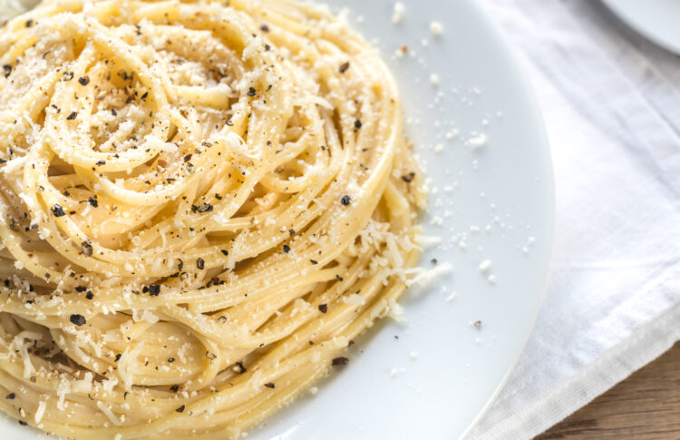 A new take on cacio e pepe.