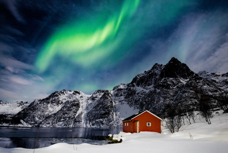 Get to see the northern lights from a stylish Airbnb