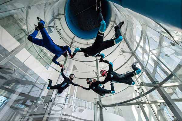 Abu Dhabi opened the world’s biggest indoorskydiving tunnel